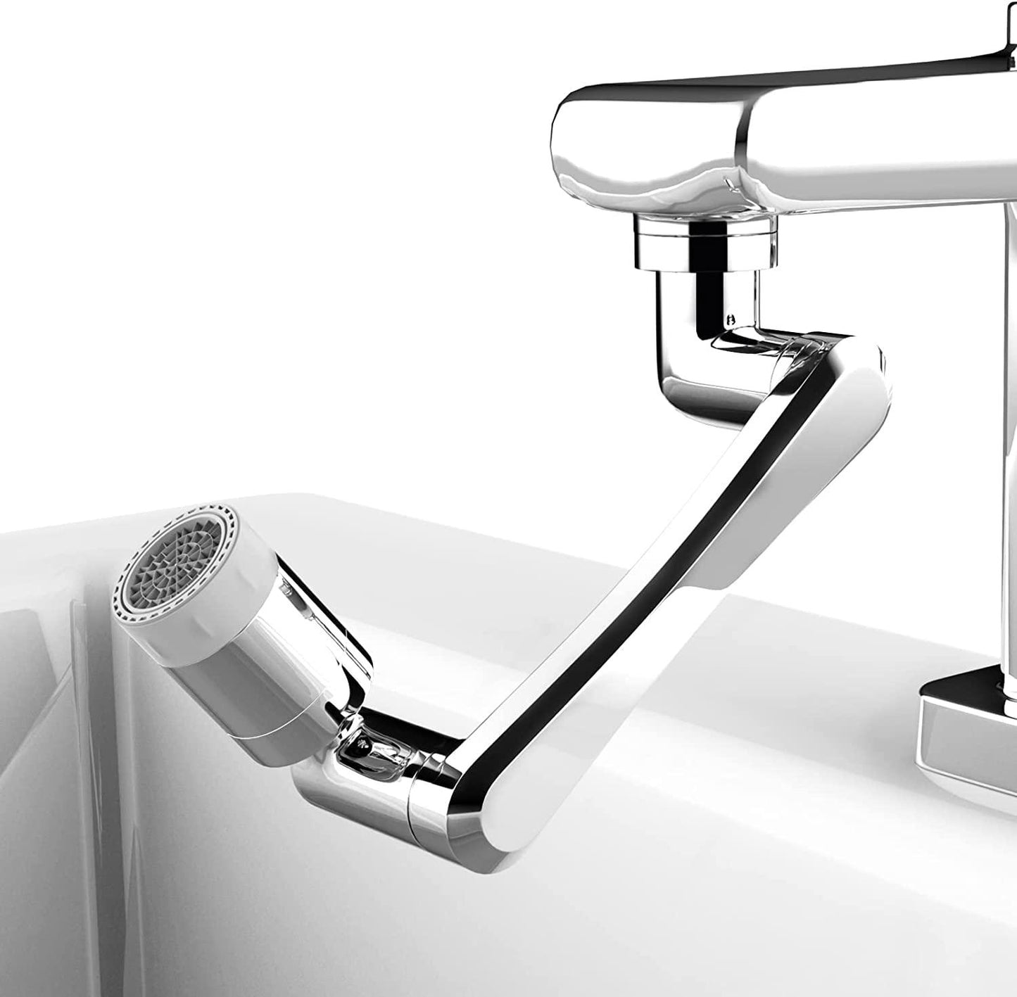 360° Dual-Mode Faucet Extender (Heavy Plastic Calcium build-up free / Anti-salt deposit)